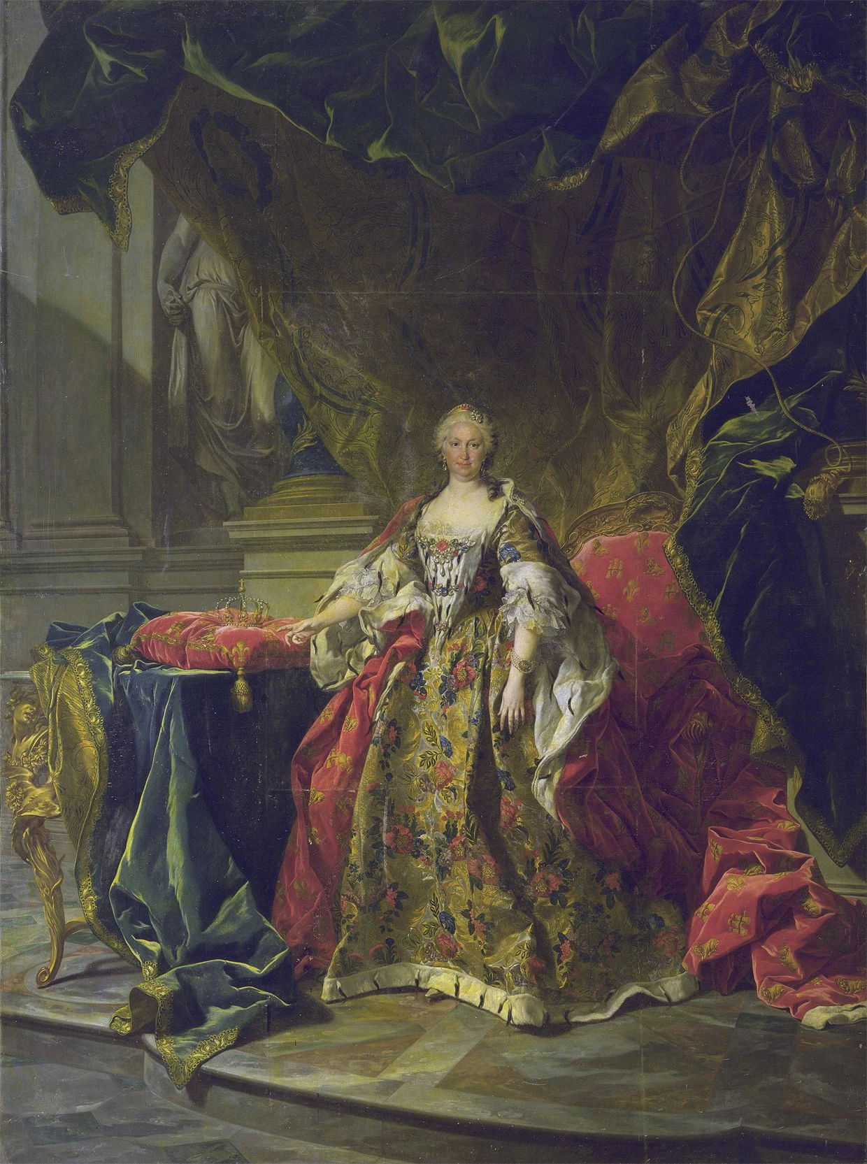 Ritratto di Elisabetta Farnese, regina di Spagna - Palacio Real de La Granja de San Ildefonso